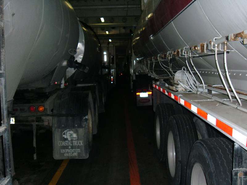 Ferry truck deck