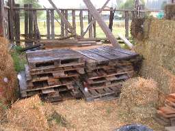 Crates from the garage