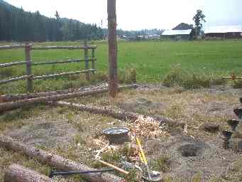 One pole is enough to dig